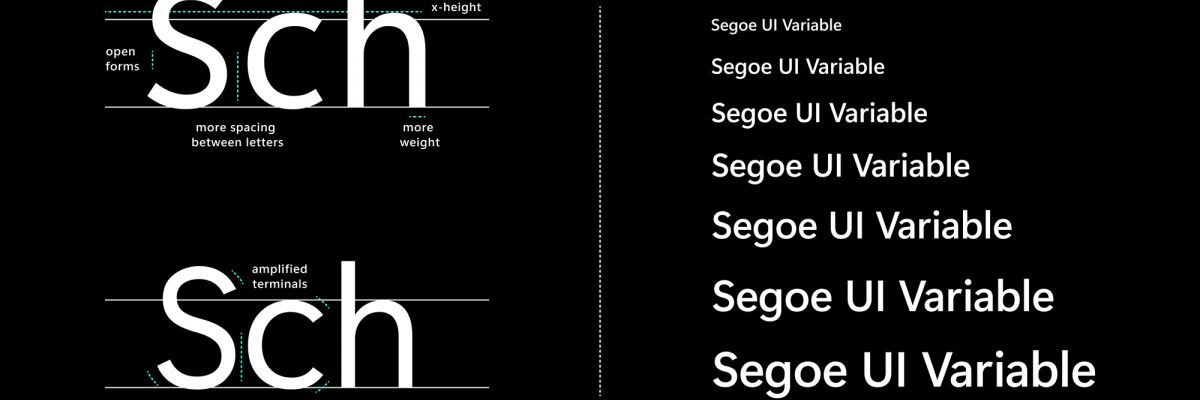Windows 10: מיקרוסופט מציגה את הגופן Segoe UI Variable