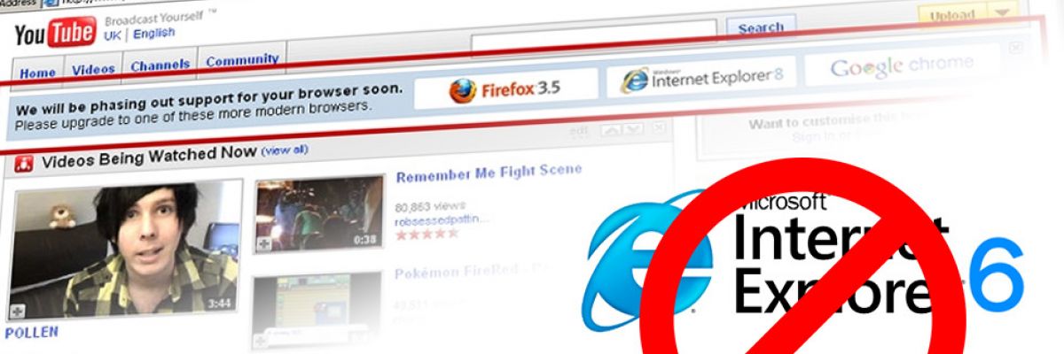 עובד גוגל חושף כיצד YouTube הצליח להרוג את Internet Explorer 6