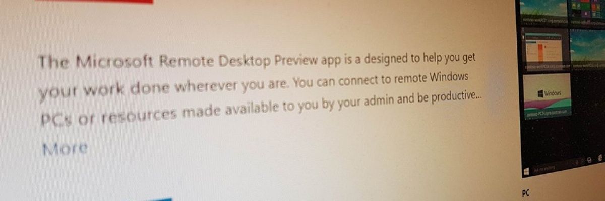 שולחן עבודה מרוחק: האפליקציה החדשה עבור Windows 10 עוזבת את גרסת התצוגה המקדימה שלה