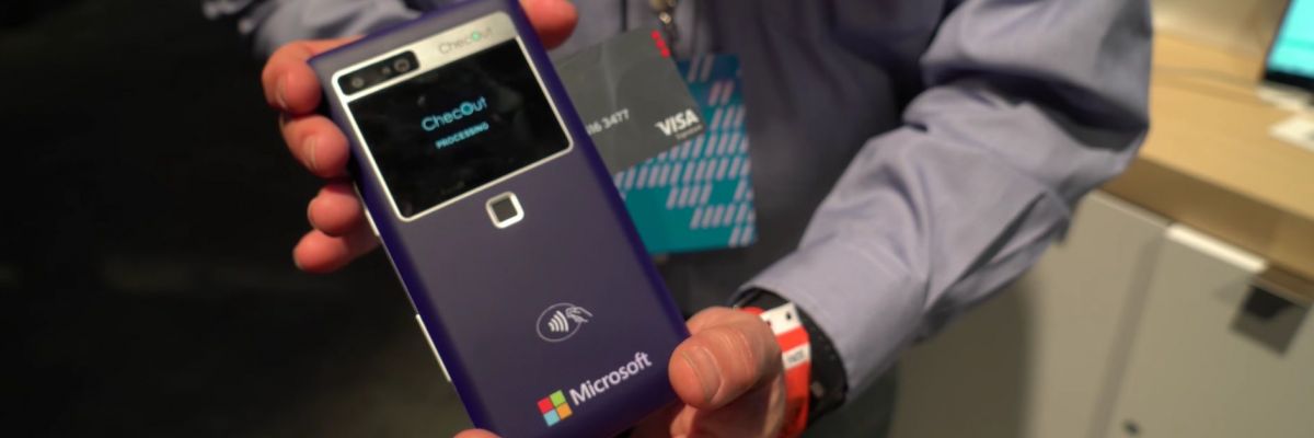 ChecOut M, "טלפון חכם" חדש בגודל 6.3 אינץ' עם Windows 10 IoT