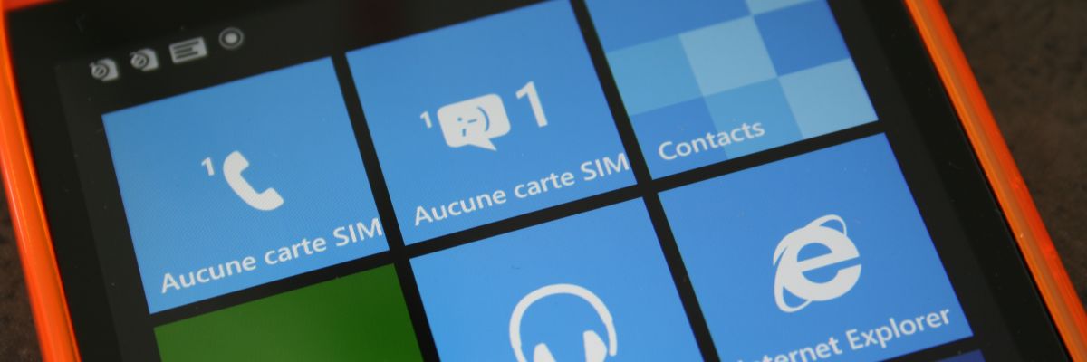 Test du BLU Win HD LTE sos Windows Phone 8.1