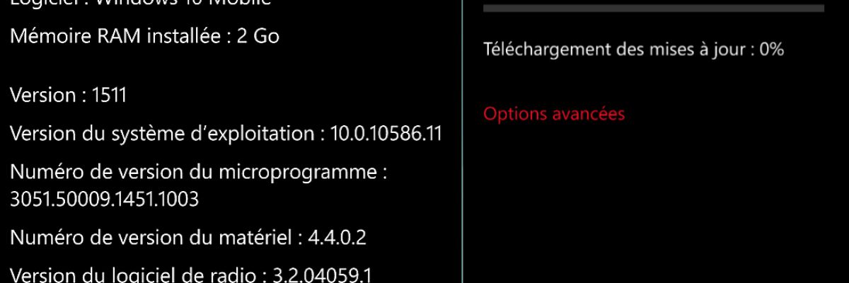 [MAJ] Windows 10 Mobile RTM : בגרסה 10586.11 זמין בצלצול איטי